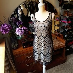 NWT Jessica Simpson Sheer Black Dress